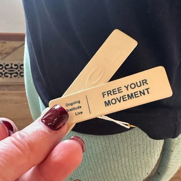 OGL Black Collared Tank Top, with built in uplift support - Picture 3 of 5